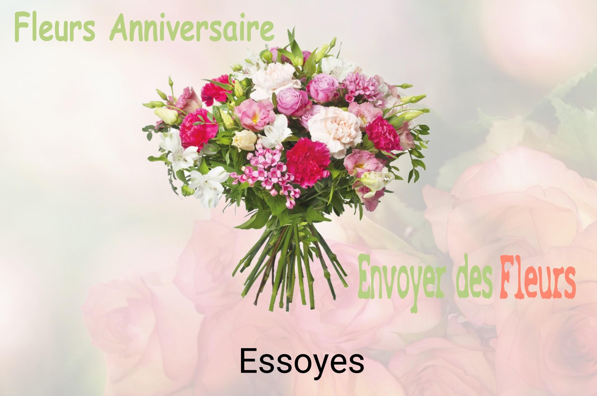 Bouquet de fleurs d’anniversaire livré à Essoyes