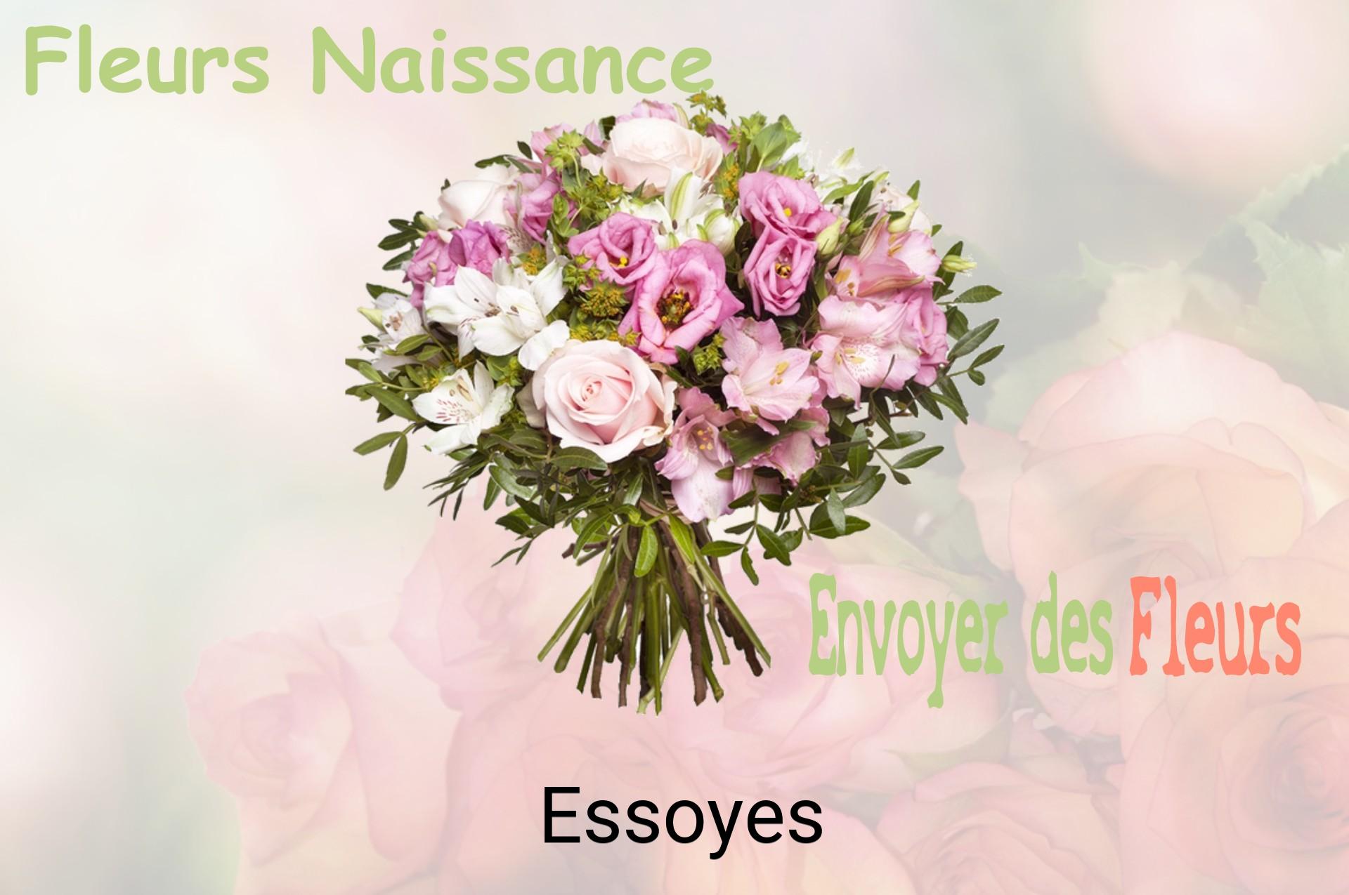 Bouquet de fleurs de naissance livré à Essoyes